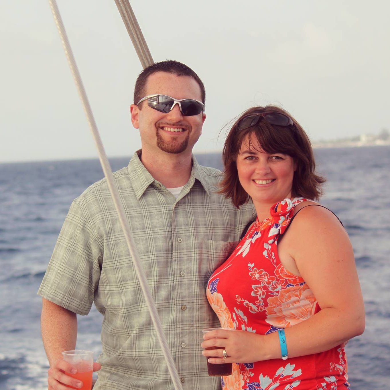 The talented and hilarious hubby and I enjoying a little fun in the sun in Jamaica.